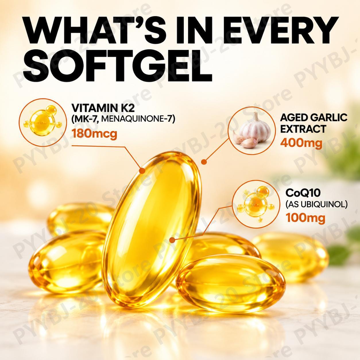 Googeer Aged Odorless Garlic S - Coq10 Ubiquinol Softgel 评论和价格