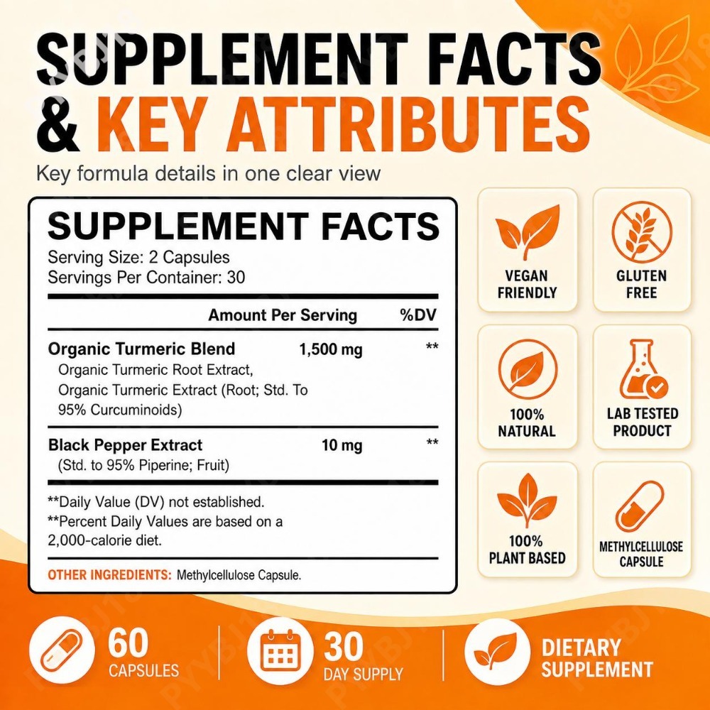 Turmeric & Ginger Capsules wit - Turmeric Curcumin Capsule 评论和价格