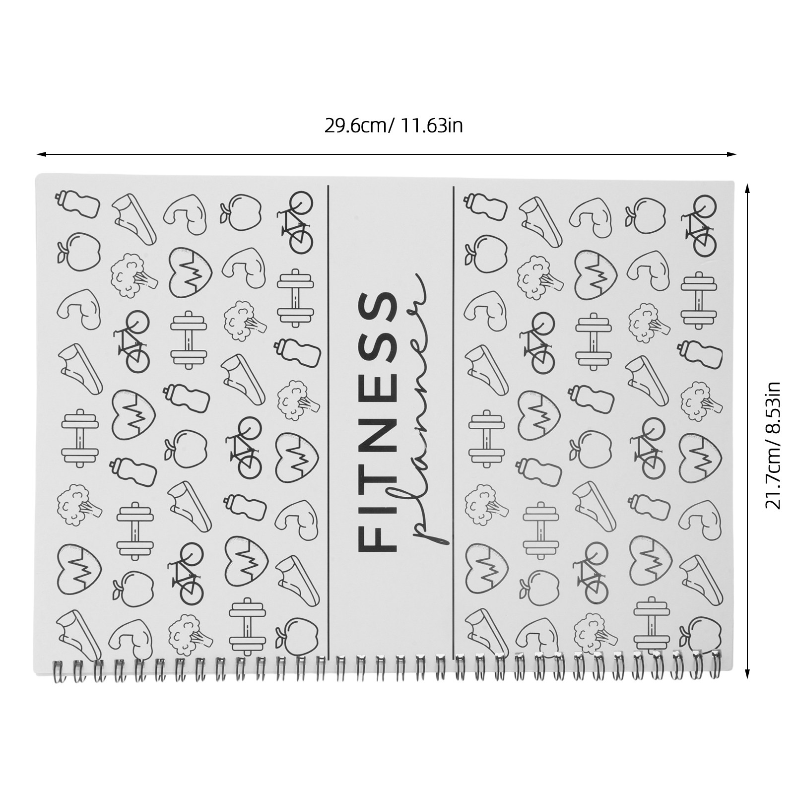 Fitness Planner Journal 11.7x8 - Nutrition Of Fitness 评论和价格