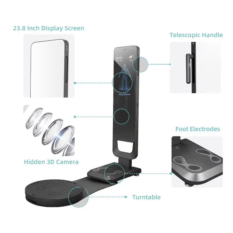 Smart Fitness Mirror Body Scan - Nutrition And Fitness 评论和价格