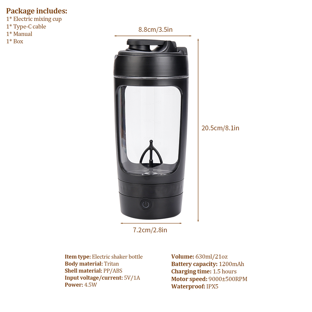 630ml Electric Shaker Bottle P - Nutrition And Fitness 评论和价格